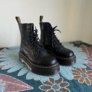 Dr. Martens Jadon Platform Boot in Black | size 37 EU | size 6 US women’s